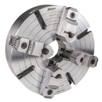 4-Jaw(2Pc) Independent Forged Steel Body Chuck 20" D-11, 4.92" Hole, - Makers Industrial Supply