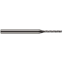 Harvey Tool - 5/64", 5/8" LOC, 1/8" Shank Diam, 2-1/2" OAL, 3 Flute Solid Carbide Square End Mill - Exact Industrial Supply