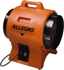 Allegro - 12" Inlet, Electric AC Axial Blower - 1 hp, 2,180 CFM (Free Air), 230 Max Voltage Rating - Makers Industrial Supply