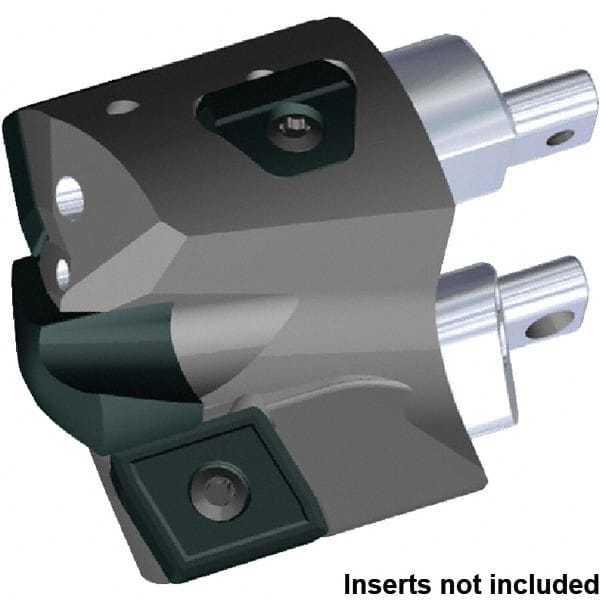 Series KSEM Plus, Head Connection FDS63, 67mm Max Drill Diam, Indexable Interchangeable Pilot Head KSEMP3100HPGM Pilot Drill, 31mm Pilot Drill Diam, Takes 3 Nonpilot Inserts, 40mm Head Length