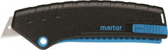 Martor USA - Retractable Utility Knife - Black & Blue Handle - Makers Industrial Supply