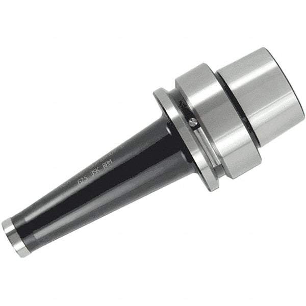 Iscar - HSK63E Taper Shank 10mm Hole End Mill Holder/Adapter - 18mm Nose Diam, 109mm Projection, Through-Spindle Coolant - Exact Industrial Supply