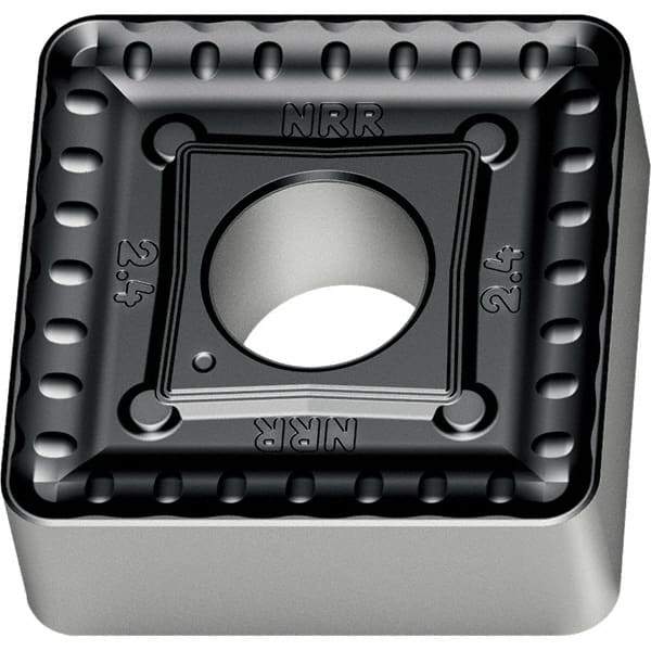 Walter - SNMM646 NRR Grade WAK30 Carbide Turning Insert - TiCN/Al2O3/TiN Finish, 90° Square, 3/4" Inscr Circle, 1/4" Thick, 3/32" Corner Radius - Makers Industrial Supply