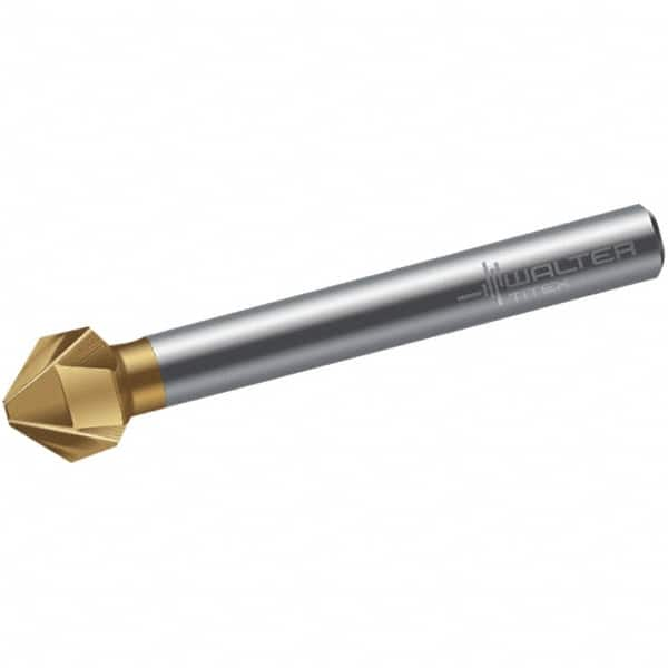 Walter-Titex - 8.3mm Head Diam, 6mm Shank Diam, 3 Flute 90° High Speed Steel Countersink - Makers Industrial Supply