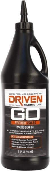 Joe Gibbs Driven Racing Oil - Bottle, Synthetic Gear Oil - ISO 68 - Makers Industrial Supply