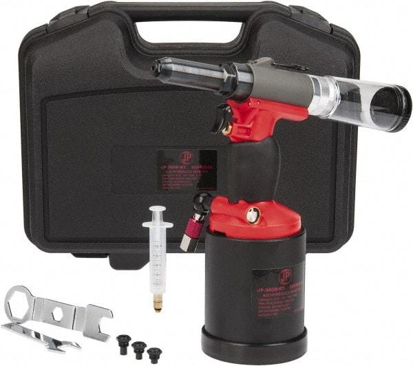 PRO-SOURCE - 3/16, 7/32, 1/4 & 5/16" Capacity, Air Riveter - 4 CFM, 22.5mm Long Stroke, 1/4 NPT Inlet - Makers Industrial Supply