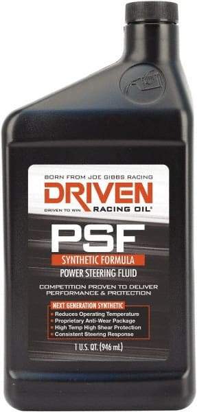 Joe Gibbs Driven Racing Oil - 1 Qt Power Steering Fluid - Exceeds All OEM Specs - Makers Industrial Supply