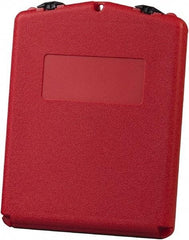 Justrite - 1 Piece Red Document Holders-Certificate/Document - 14-1/2" High x 11" Wide - Makers Industrial Supply