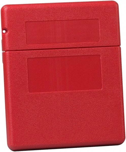 Justrite - 1 Piece Red Document Holders-Certificate/Document - 12-1/2" High x 10-1/4" Wide - Makers Industrial Supply