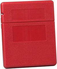 Justrite - 1 Piece Red Document Holders-Certificate/Document - 12-1/2" High x 10-1/4" Wide - Makers Industrial Supply