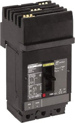 Square D - 15 Amp, 600 VAC, 3 Pole, Plug In Molded Case Circuit Breaker - Thermal Magnetic Trip, Multiple Breaking Capacity Ratings, 14-3/0 AWG - Makers Industrial Supply