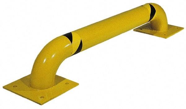 Vestil - 36" Long x 16" High, Steel Rack Guard - Low Profile, 4-1/2" Pipe - Makers Industrial Supply