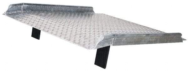 Vestil - 800 Lb Aluminum Dock Board - 36" Long x 30" Wide x 5" High - Makers Industrial Supply