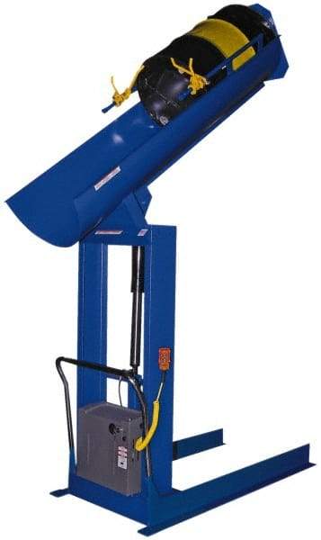 Vestil - 1,500 Lb Load Capacity, Drum Dumper - 84" High - Makers Industrial Supply