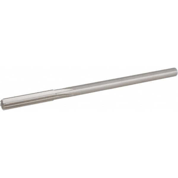 Hertel - 9/32" Cobalt Chucking Reamer - Straight Flute, 1/4" Straight Shank, 1-1/2" Flute Length, 6" OAL - Makers Industrial Supply