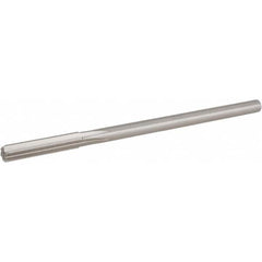 Hertel - 9/32" Cobalt Chucking Reamer - Straight Flute, 1/4" Straight Shank, 1-1/2" Flute Length, 6" OAL - Makers Industrial Supply