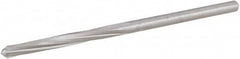 Hertel - #19 High Speed Steel 6 Flute Chucking Reamer - Spiral Flute, Straight Shank, 1-1/8" Flute Length, 3-1/4" OAL - Makers Industrial Supply