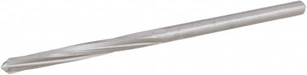 Chucking Reamer: 0.147″ Dia, 3″ OAL, 1″ Flute Length, Straight Shank, High Speed Steel 4 Flute