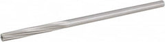 Hertel - 7/32" Cobalt 6 Flute Chucking Reamer - Spiral Flute, 0.2792" Straight Shank, 1-1/2" Flute Length, 6" OAL - Makers Industrial Supply