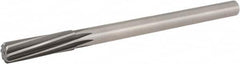 Hertel - 3/4" High Speed Steel 8 Flute Chucking Reamer - Spiral Flute, 5/8" Straight Shank, 2-1/2" Flute Length, 9-1/2" OAL - Makers Industrial Supply