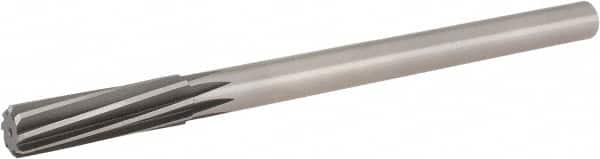 Hertel - 21/32" High Speed Steel 8 Flute Chucking Reamer - Makers Industrial Supply