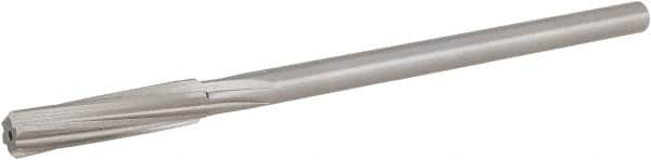 Hertel - 15/32" Cobalt 6 Flute Chucking Reamer - Spiral Flute, 0.373" Straight Shank, 1-3/4" Flute Length, 7" OAL - Makers Industrial Supply