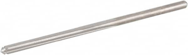 Chucking Reamer: 0.0785″ Dia, 2″ OAL, 3/4″ Flute Length, Straight Shank, High Speed Steel 4 Flute, RH