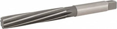 Hertel - 15/16" Diam, Straight Shank, 5.13" Flute, Hand Reamer - Makers Industrial Supply