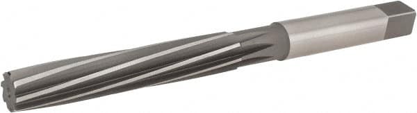 Hertel - 9/16" Diam, Straight Shank, 3-1/4" Flute, Hand Reamer - Makers Industrial Supply