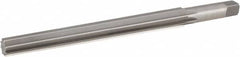 Hertel - #12 Pin, 1.05" Diam, 0.842" Small End, 3/4" Diam Straight Shank, 10" Flute, Taper Pin Reamer - Makers Industrial Supply