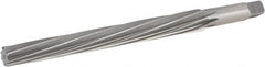 Hertel - #12 Pin, 1.05" Diam, 0.842" Small End, 3/4" Diam Straight Shank, 10" Flute, Taper Pin Reamer - Makers Industrial Supply