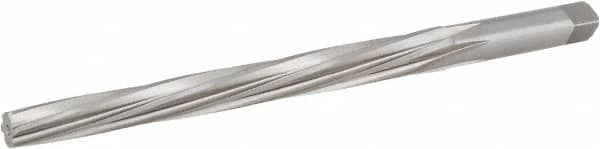 Hertel - #6 Pin, 0.354" Diam, 0.2773" Small End, 23/64" Diam Straight Shank, 3-11/16" Flute, Taper Pin Reamer - Makers Industrial Supply