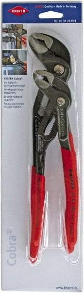 Knipex - 2 Piece Tongue & Groove Plier Set - Comes in Plastic Sleeve - Makers Industrial Supply