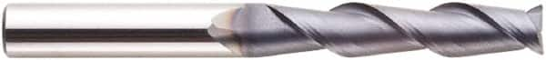 Niagara Cutter - 5/16", 2 Flute, Single End, Solid Carbide, 0.01" Corner Radius End Mill - 3-1/2" OAL, 10° Helix, Right Hand Flute, 1-1/2" LOC, Right Hand Cut - Makers Industrial Supply