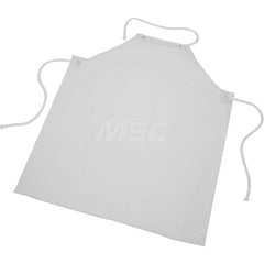 Ability One - Aprons; Garment Style: Bib Apron ; Garment Type: Disposable ; Garment Length (Inch): 42 ; Garment Size: 34" x 42" ; Color: Clear ; Material: Nylon - Exact Industrial Supply