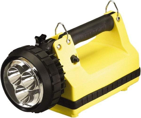 Streamlight - LED Bulb, 540 Lumens, Spotlight/Lantern Flashlight - Yellow Plastic Body, 1 6V Battery Included - Makers Industrial Supply