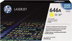 Hewlett-Packard - Yellow Toner Cartridge - Use with HP Color LaserJet Enterprise CM4540 MFP - Makers Industrial Supply