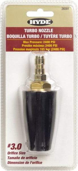 Hyde Tools - 4,000 psi Spray, Pressure Washer Pressure Washer Nozzle - 1.07mm Orifice Diam - Makers Industrial Supply