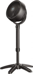 VORNADO - 8-15/16" Blade, 389 Max CFM, Adjustable Pedestal Stand Air Circulator Fan - 0.42 Amps, 120 Volts, 3 Speed - Makers Industrial Supply