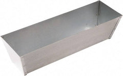 Hyde Tools - 12" Mud Hawk/Pan for Drywall/Plaster Repair - Galvanized Steel - Makers Industrial Supply