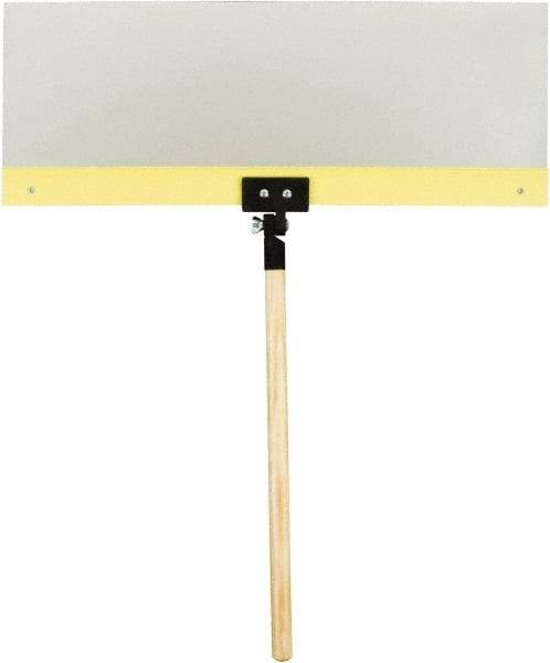 Hyde Tools - 24" Wide Flexible Blade Aluminum Painters Assistant - Flexible, Wood Handle - Makers Industrial Supply