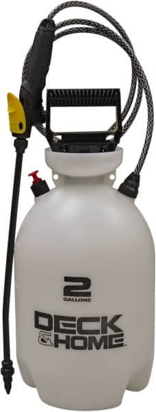 Smith Performance Sprayers - 2 Gal Chemical Safe Garden Hand Sprayer - Use with Cleaners/Degreasers, Polyethylene Tank, Funnel Mouth, Reinforced Hose - Makers Industrial Supply