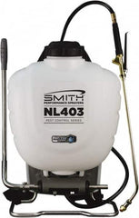 Smith Performance Sprayers - 4 Gal Chemical Safe Garden Backpack Sprayer - Use with Cleaners/Degreasers, Polyethylene Tank, Wide Mouth, Reinforced Hose - Makers Industrial Supply