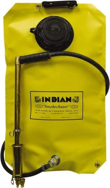 Smith Indian - 5 Gal Chemical Safe Garden Fire Pump - Vinyl Tank, Wide Mouth, Reinforced Hose - Makers Industrial Supply