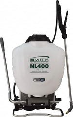 Smith Performance Sprayers - 4 Gal Chemical Safe Garden Backpack Sprayer - Polyethylene Tank, Wide Mouth, Reinforced Hose - Makers Industrial Supply