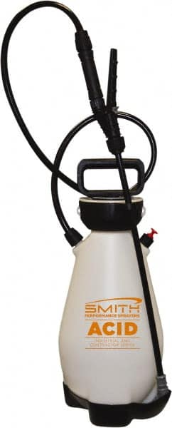 Smith Performance Sprayers - 2 Gal Chemical Safe Garden Hand Sprayer - Polyethylene Tank, Funnel Mouth, Reinforced Hose - Makers Industrial Supply