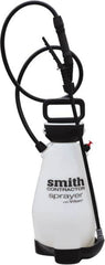 Smith Performance Sprayers - 2 Gal Chemical Safe Garden Hand Sprayer - Use with Cleaners/Degreasers, Polyethylene Tank, Funnel Mouth, Reinforced Hose - Makers Industrial Supply