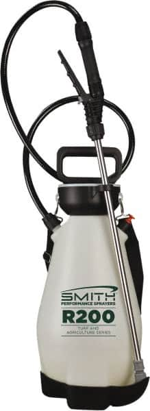 Smith Performance Sprayers - 2 Gal Chemical Safe Garden Hand Sprayer - Use with Cleaners/Degreasers, Polypropylene Tank, Wide Mouth, Reinforced Hose - Makers Industrial Supply