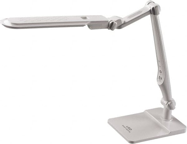 Electrix - 22 Inch, Articulated, Clamp Mounted, LED, White, Desk Light - 10 Watt, 100 to 120 Volt, Nonmagnifying - Makers Industrial Supply