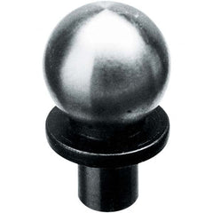 TE-CO - 12mm Ball Diam, 6mm Shank Diam, Alloy Steel Inspection Tooling Ball - Makers Industrial Supply